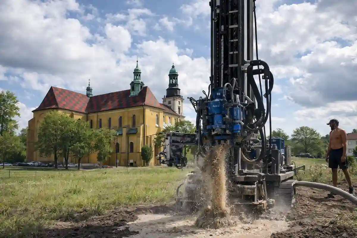 Odwierty pod pompę ciepła w Trzebnicy