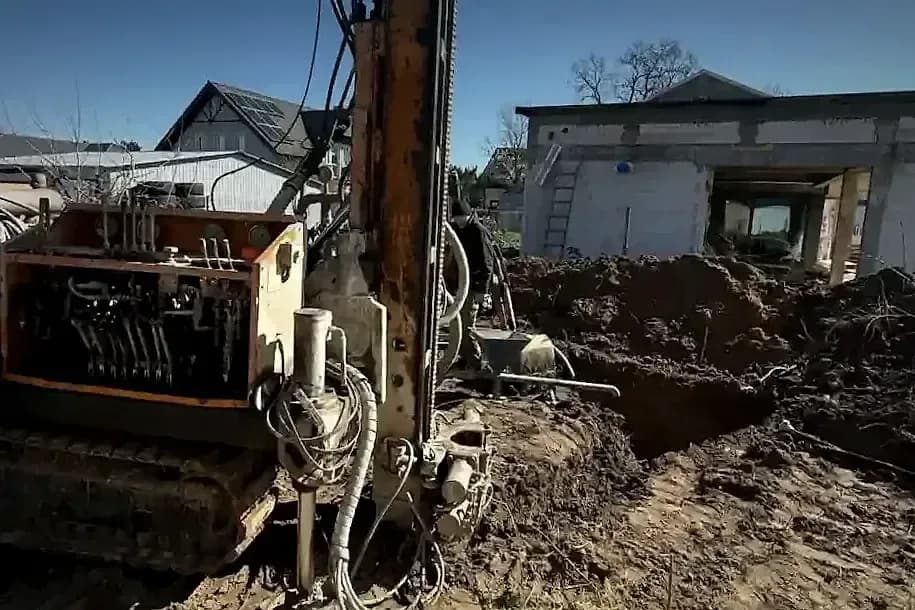 Odwiert pod gruntową pompę ciepła w Raciborzu